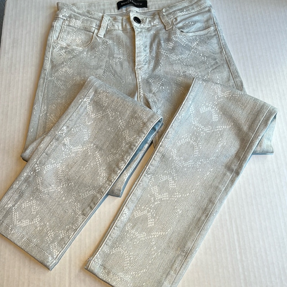 Brockenbow python skinny jeans